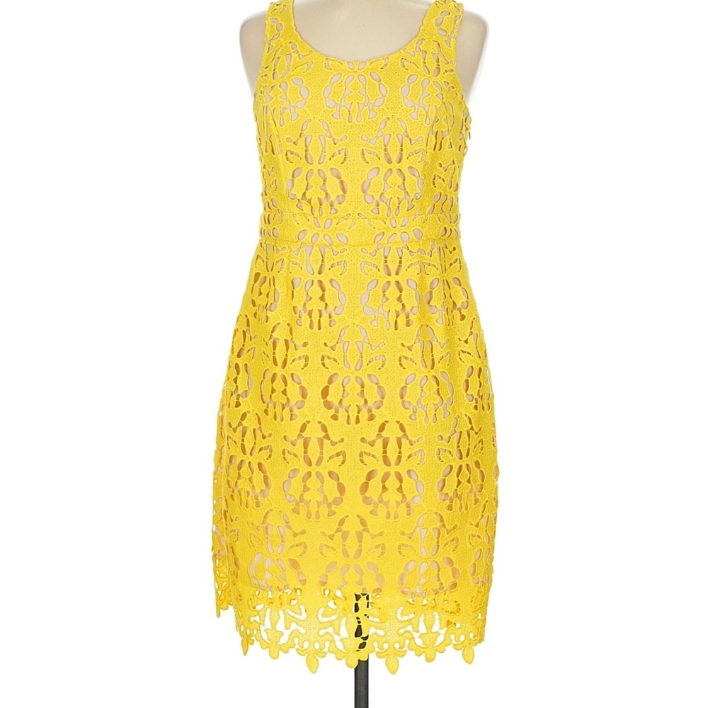 Banana Republic Yellow Sleeveless Dress